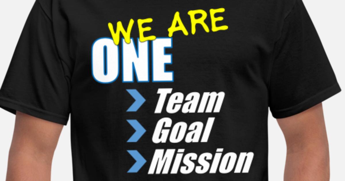 Team building: We are one' Men's T 